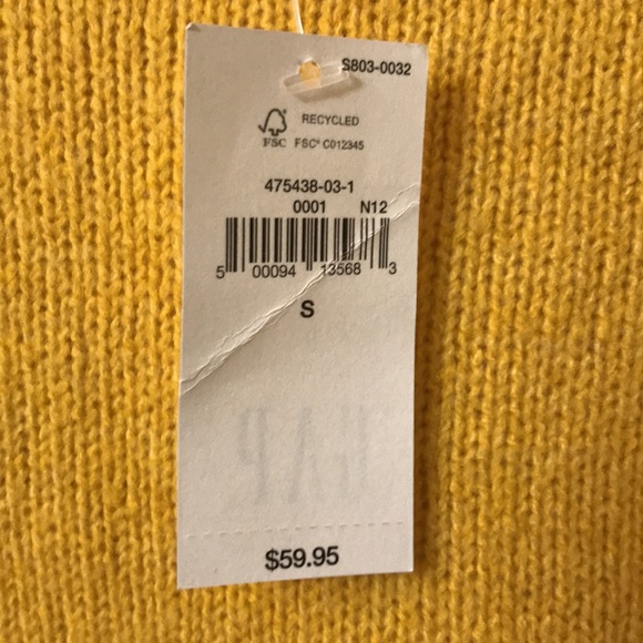 GAP goldenrod sweater - Picture 2 of 4